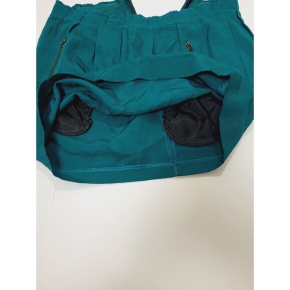 Zara Woman Teal Blue Mini Skirt Size Medium - Picture 6 of 8
